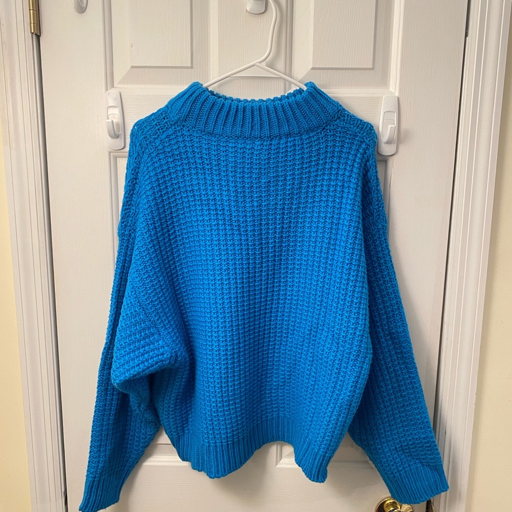 Turquoise Knit Sweater